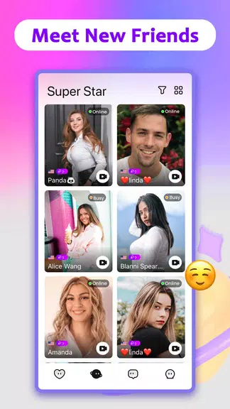 MatchU-Live, Meet People, Chat Capture d'écran 3