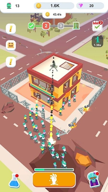 Idle Zombie Army Ảnh chụp màn hình 2