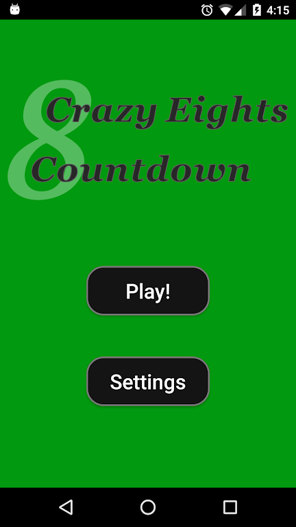 Crazy Eights Countdown应用截图第0张