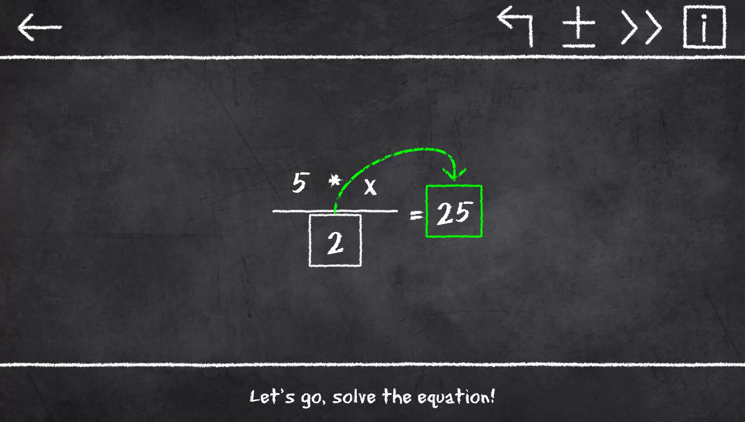 x=1: Learn to solve equations Captura de pantalla 3