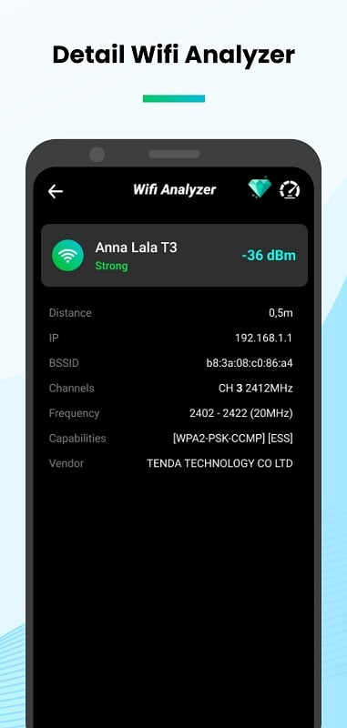 Speed Test & Wifi Analyzer Скриншот 3