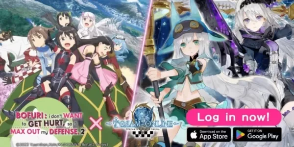 Rakan kongsi dalam talian Toram dengan anime bofuri untuk kerjasama baru yang menarik