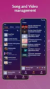 Music Player - Video Player ဖန်သားပြင်ဓာတ်ပုံ 1