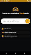 Ford radio code generator スクリーンショット 0