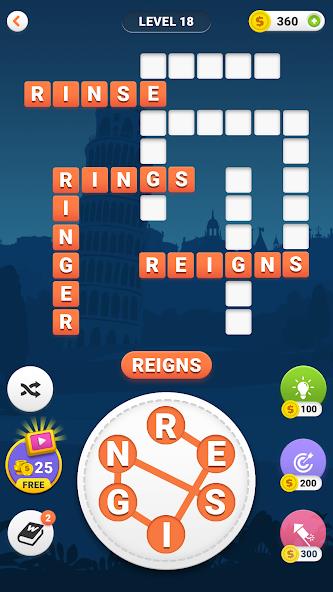 Word Search: Crossword puzzle Mod ภาพหน้าจอ 2