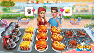 Cooking Town - Restaurant Game ဖန်သားပြင်ဓာတ်ပုံ 1