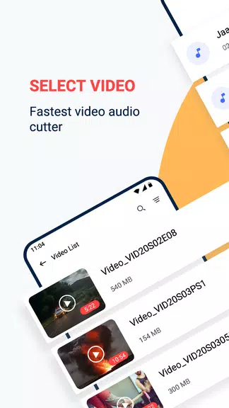 Video Cutter, Cropper, Audio C Tangkapan skrin 1