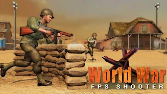 World War Army: War Mission Schermafbeelding 2