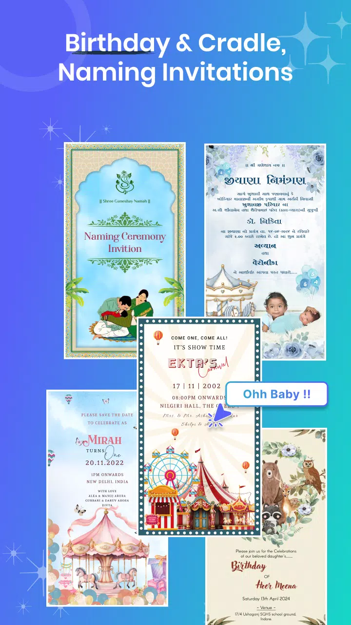 Invitation Maker - Card Design应用截图第3张