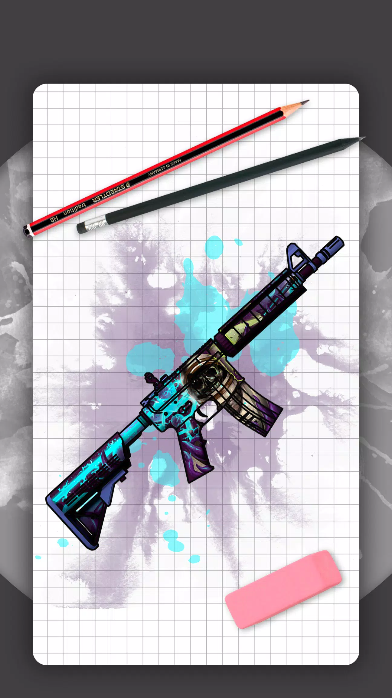 How to draw weapons. Skins Zrzut ekranu 0