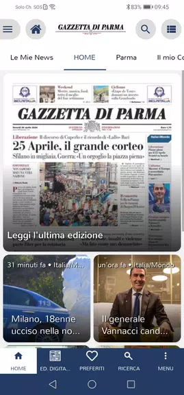 Gazzetta di Parma Ekran Görüntüsü 0