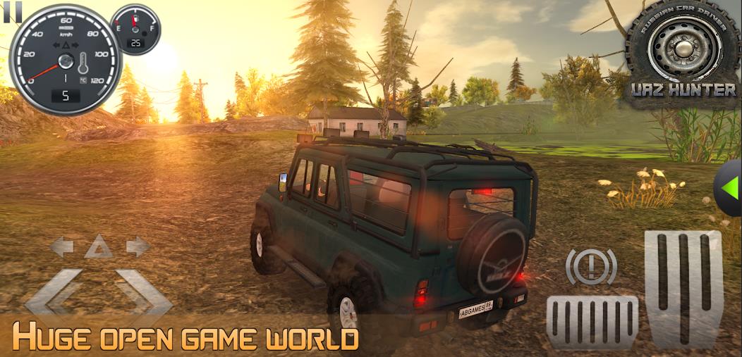 Russian Car Driver UAZ HUNTER Mod Ảnh chụp màn hình 0