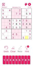 Sudoku - Classic Logic Puzzles ภาพหน้าจอ 3