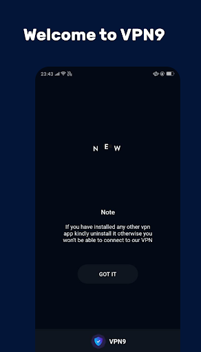 VPN9: Fast Secure VPN Zrzut ekranu 1