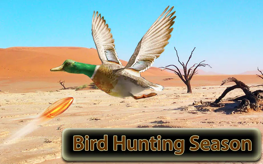 Desert Birds Sniper Shooter 3D Schermafbeelding 0