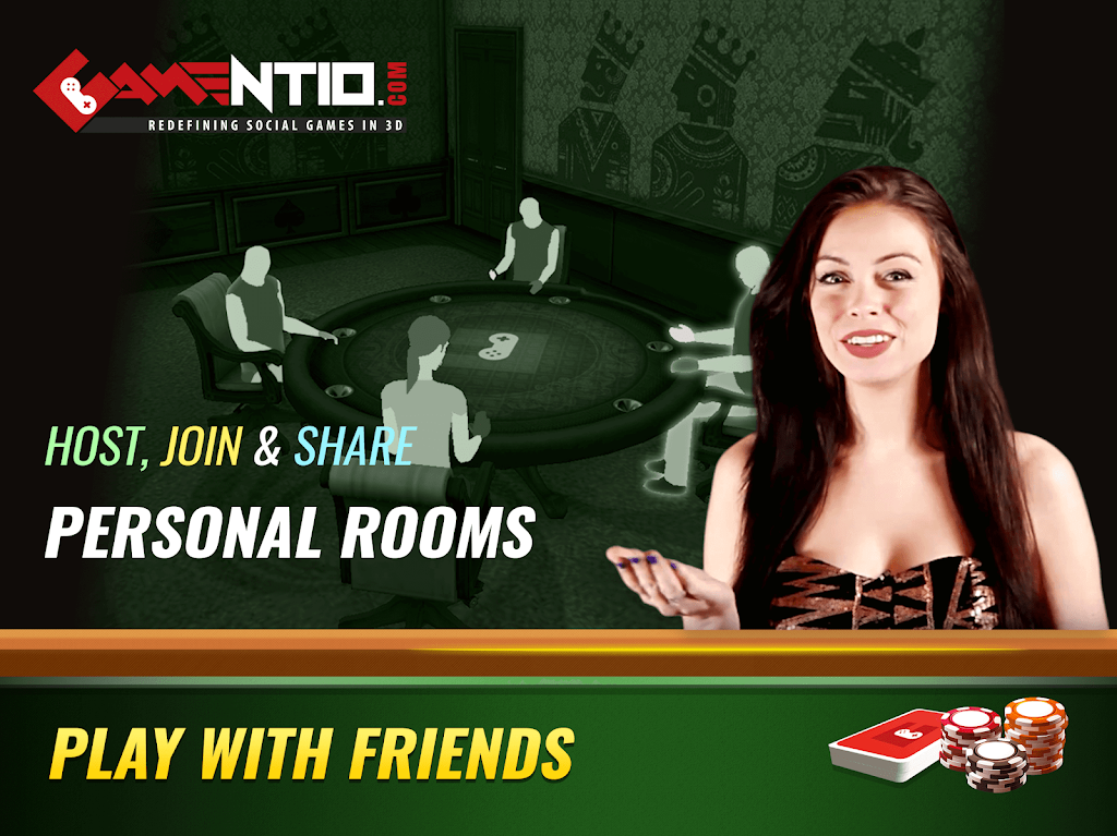 Gamentio 3D: Poker Teenpatti R應用截圖第2張