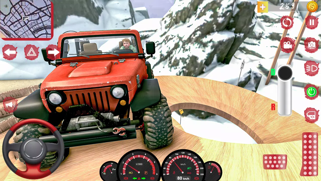 Mud Jeep Mud Driving Simulator स्क्रीनशॉट 1