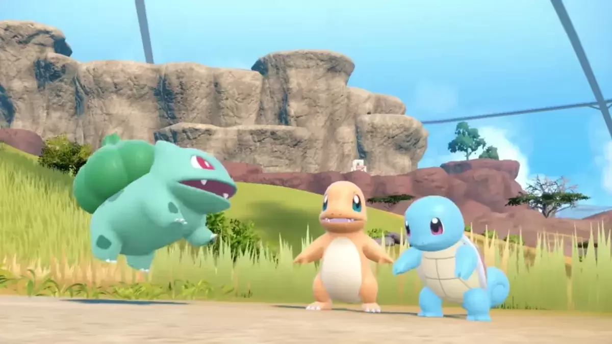 Gen 1 Thirbasaur, Charmander နှင့်Pokémon Scarlet & VioTet တွင် Squirtlet