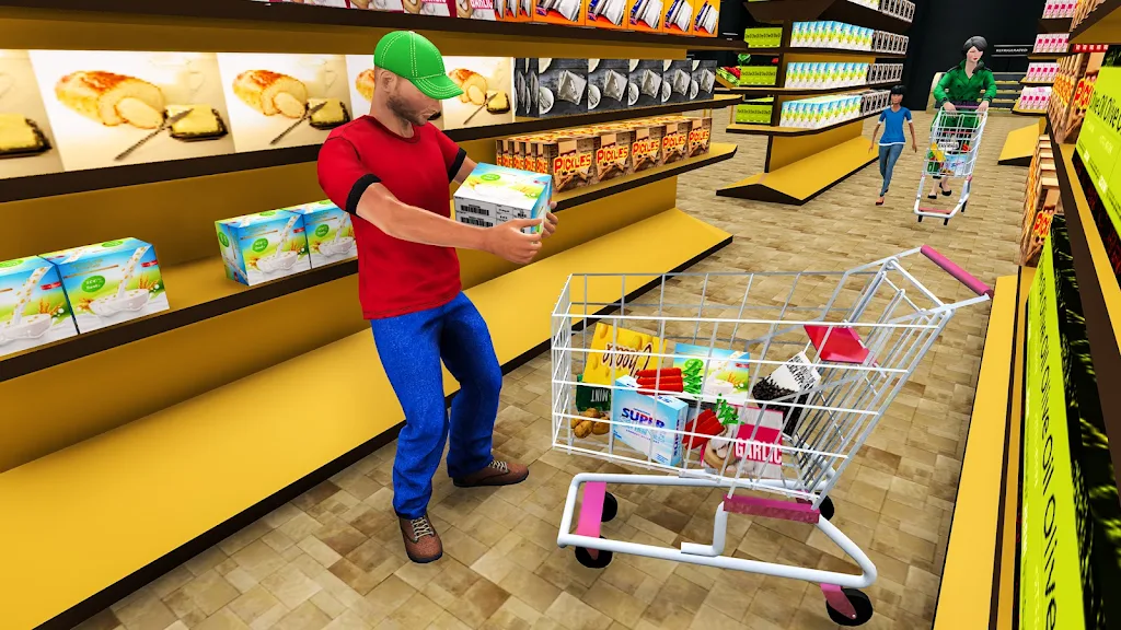 Supermarket Store Cashier Game Capture d'écran 1