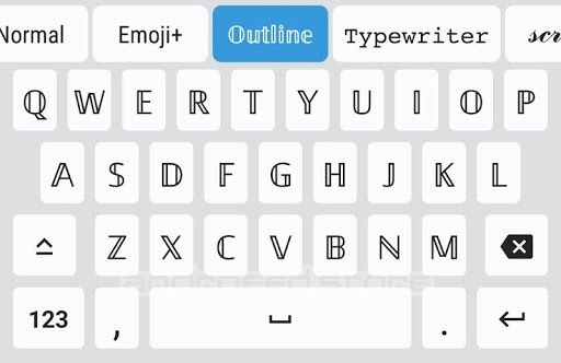 Fonts Keyboard Screenshot 0