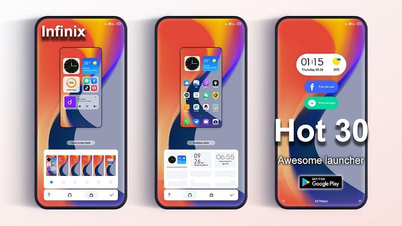 Infinix Hot 30 Launcher:Themes スクリーンショット 2