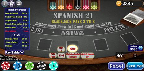 Spanish Blackjack 21 Captura de pantalla 0