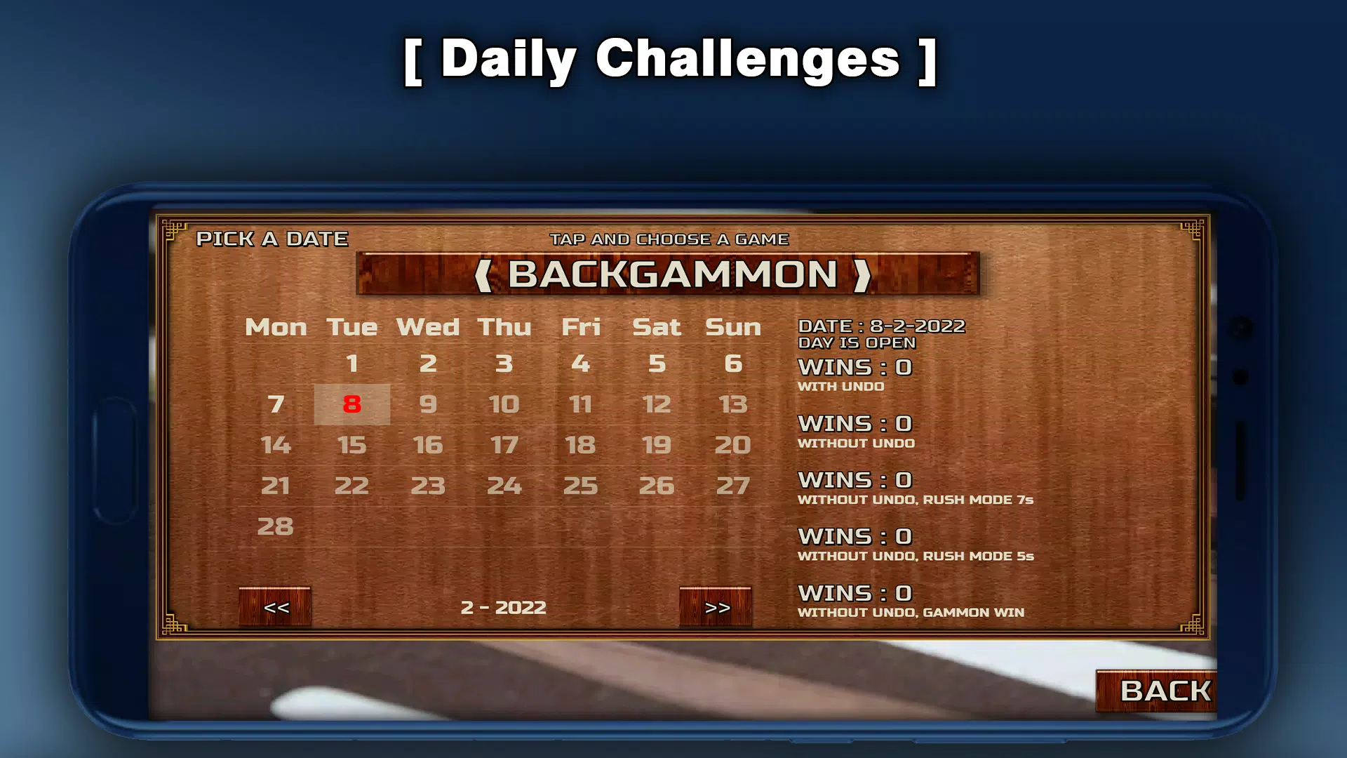 Schermata Backgammon Games : +18 3