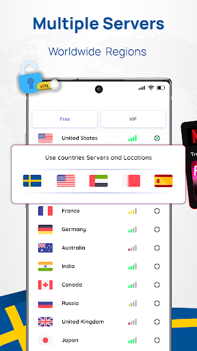 Sweden VPN: Get Sweden IP Capture d'écran 1