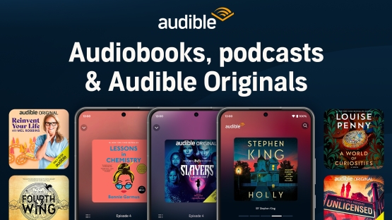 Audible: Audiolibros, podcasts Captura de pantalla 1