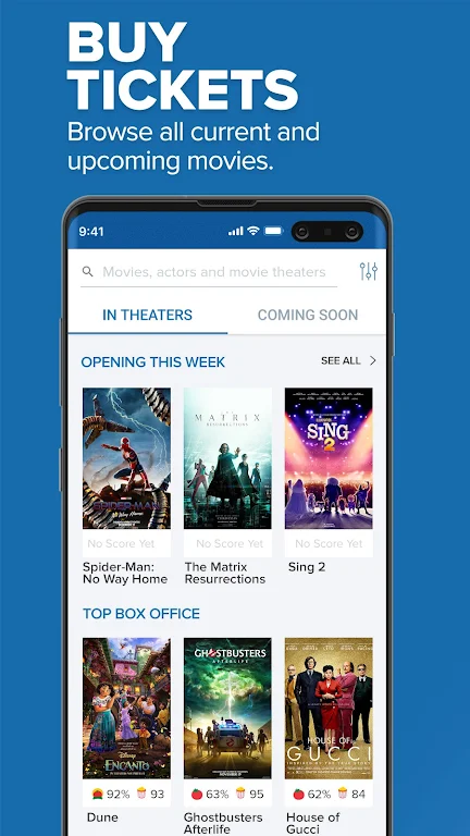 Flixster ภาพหน้าจอ 0