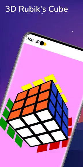 Rubik's Cube Solver - 3D Cube स्क्रीनशॉट 1