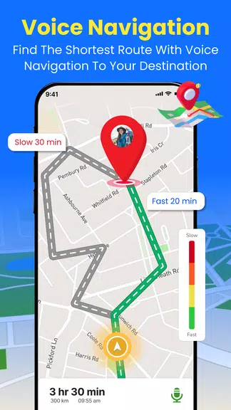 Schermata GPS Earth Maps Live Navigation 1