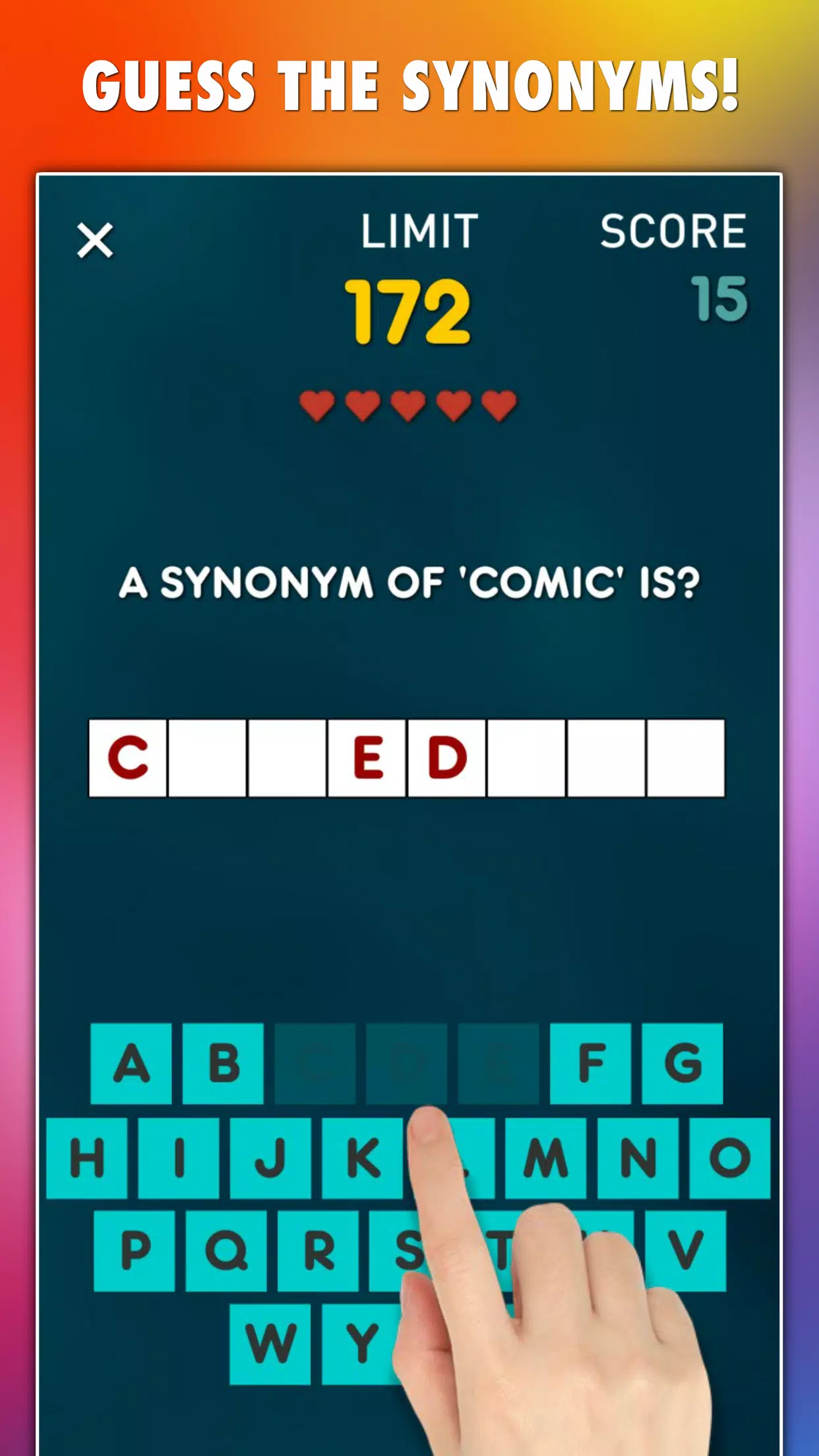 Synonyms Game Скриншот 2