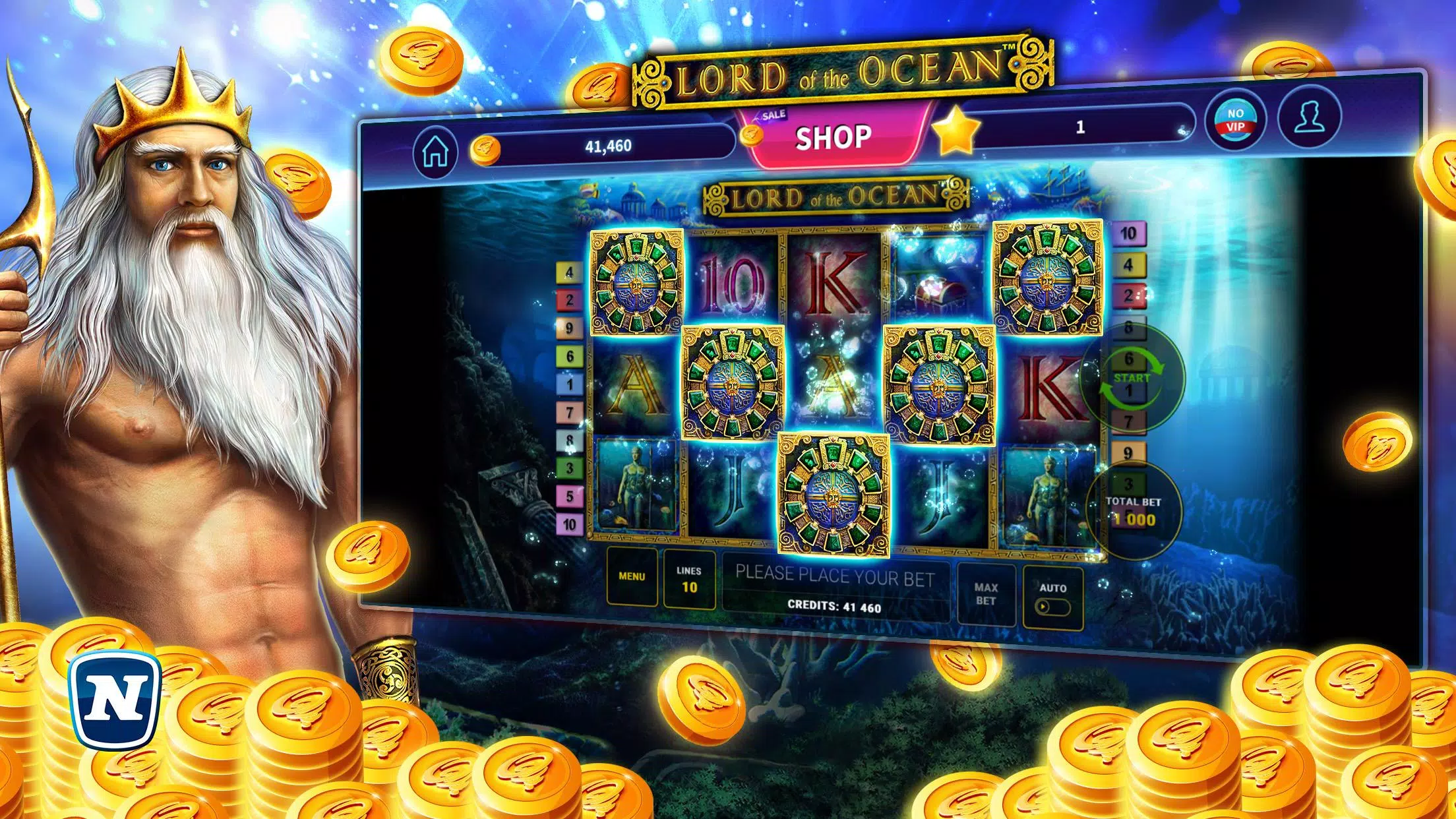 Lord of the Ocean™ Slot 스크린샷 0