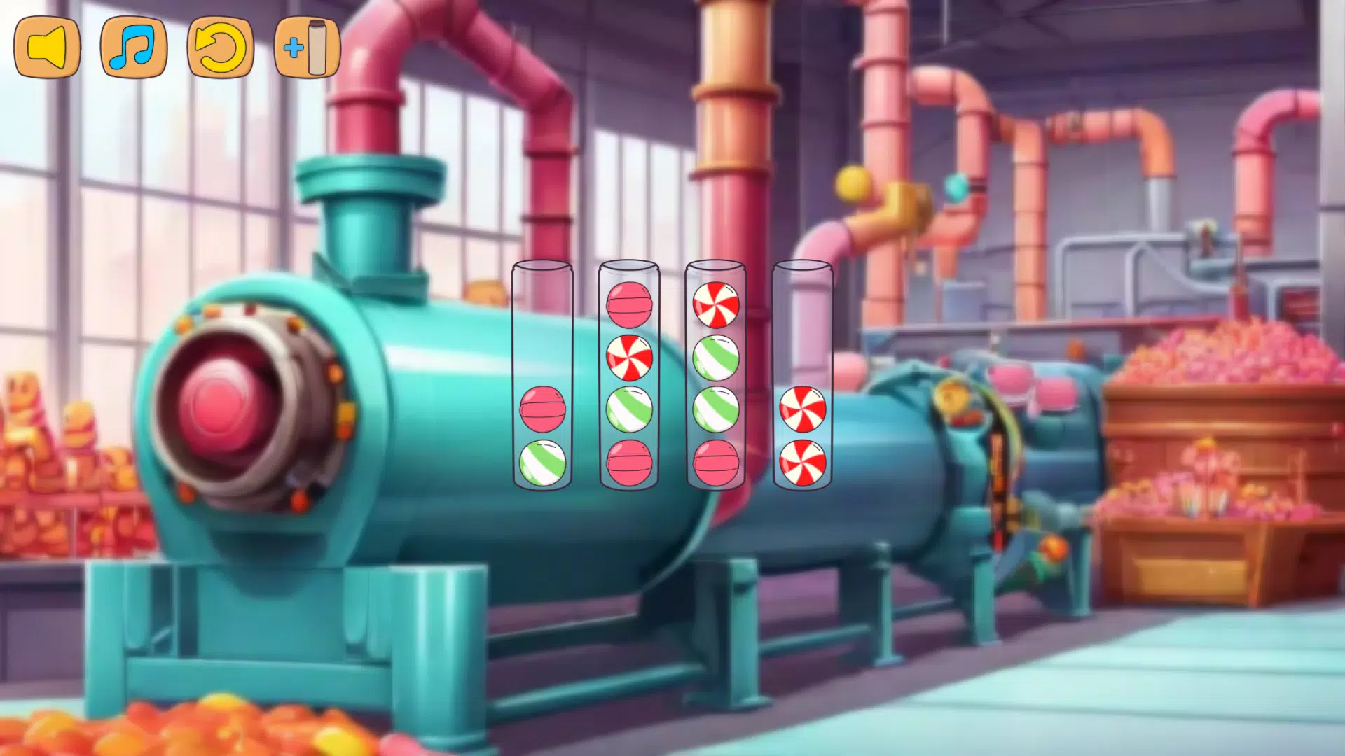 Sorting: Candy Factory Zrzut ekranu 2