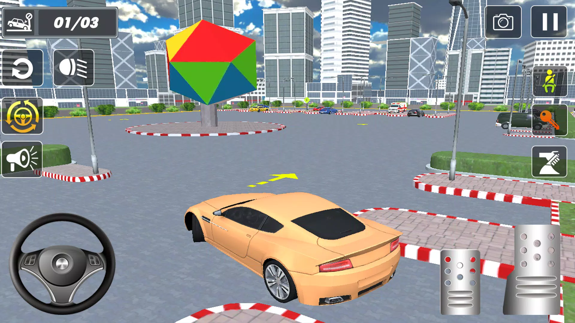 Car Parking 3D Simulation Game 스크린샷 1