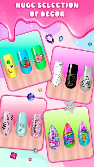 Girls Nail Salon Game:Nail Art স্ক্রিনশট 1