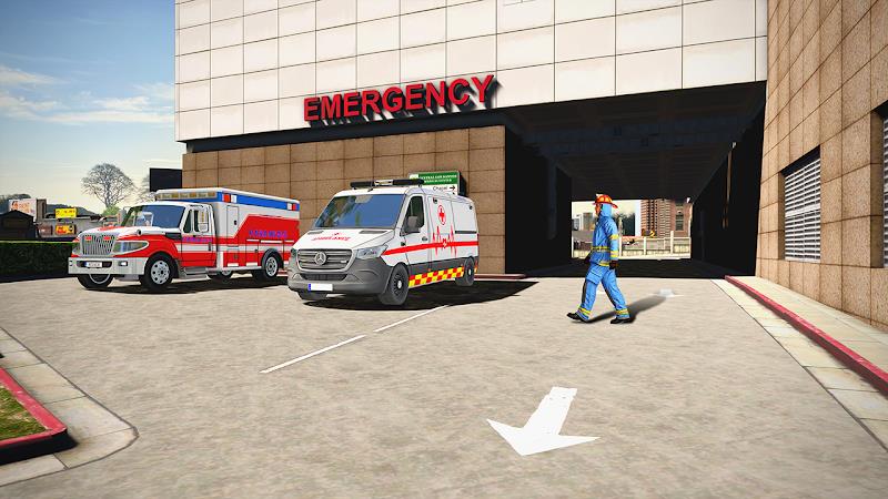 Hospital Driver Ambulance Game Tangkapan skrin 3