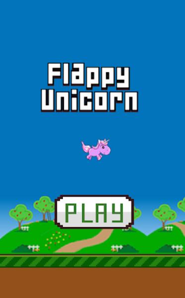 Flappy Unicorn Скриншот 0