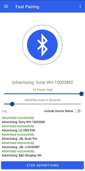 Bluetooth Le Spam ภาพหน้าจอ 0