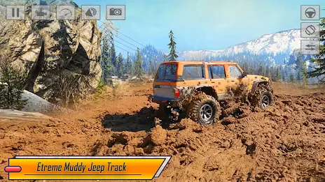 Offroad Driving Jeep Simulator Schermafbeelding 0