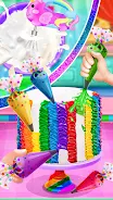 Rainbow Unicorn Cake ภาพหน้าจอ 1