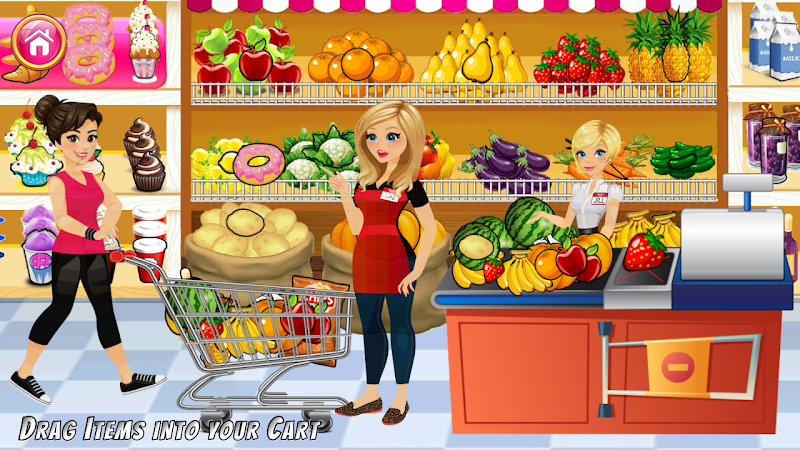 Supermarket Shopping Mall Game Captura de tela 3