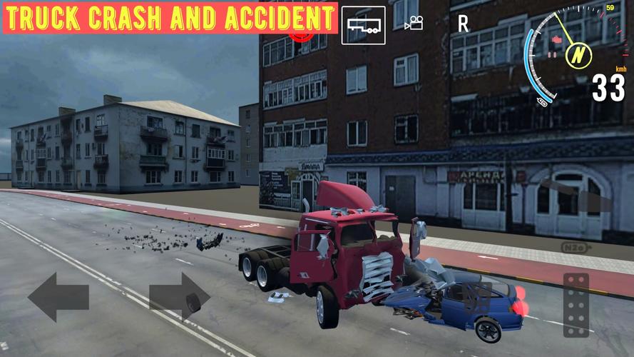 Truck Crash And Accident Captura de pantalla 2