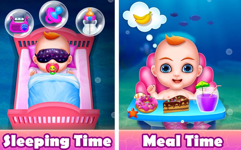 Mermaid Game: Newborn,Pregnant Скриншот 2