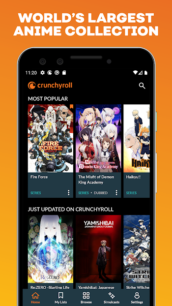 Crunchyroll Captura de pantalla 1