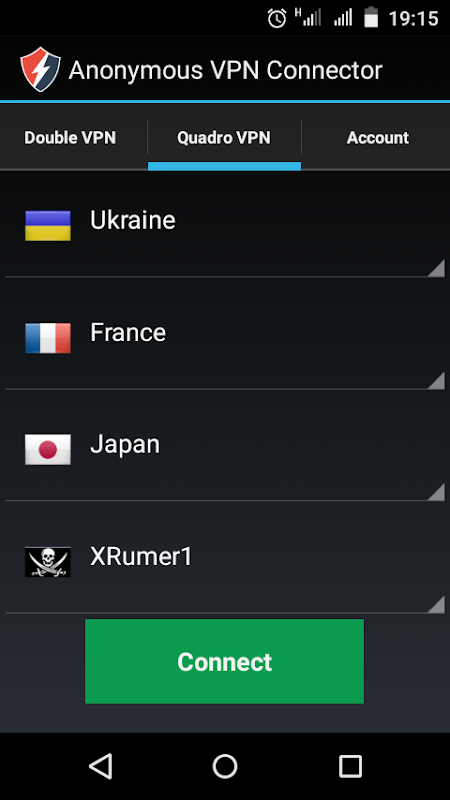 Anonymous VPN Connector Zrzut ekranu 3