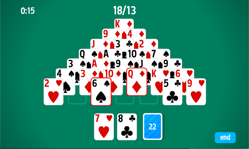 Pyramid Solitaire HD card game应用截图第3张