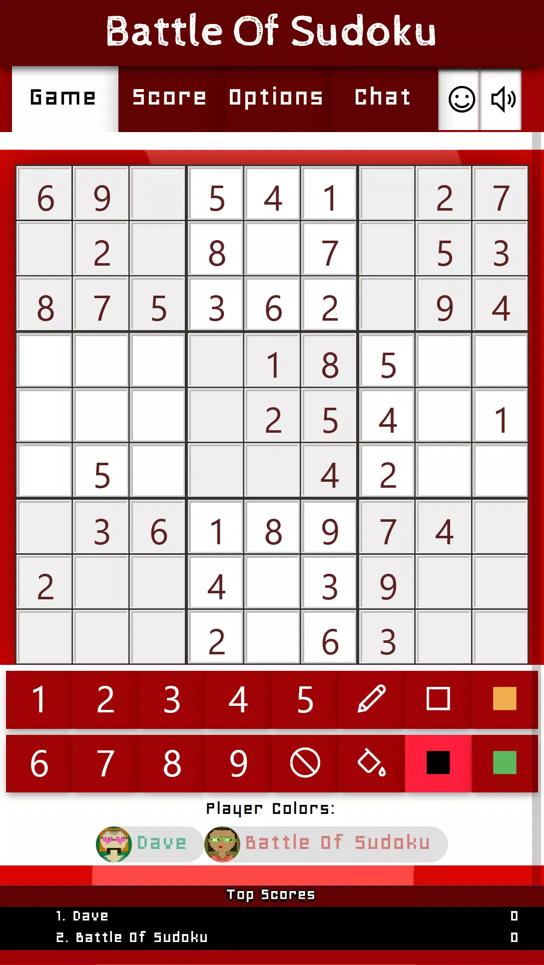 Battle Of Sudoku Captura de tela 0