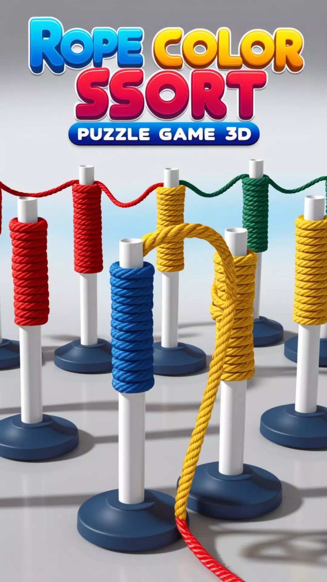 Rope Color Sort Puzzle Game 3D स्क्रीनशॉट 3